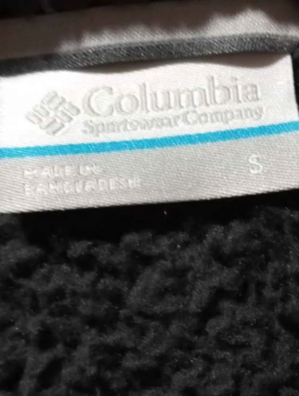 Columbia Black Teddy Sherpa Full-Zip Jacket